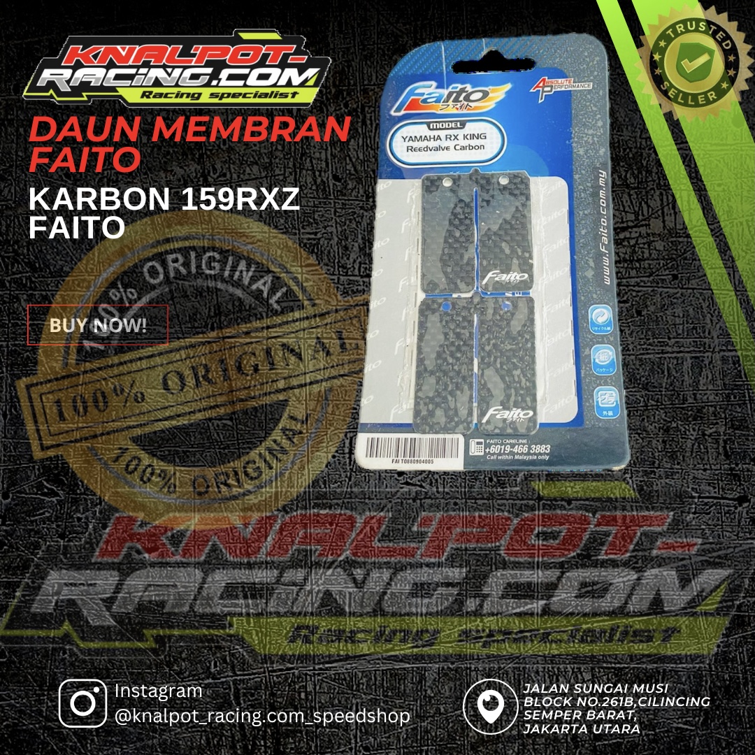 DAUN MEMBRAN KARBON 159RXZ FAITO